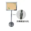 Suporte de Chão Dupla Face em Aço Inoxidável Placa de Água Placa Externa Placa de Exibição A4 Quadro de Avisos A3 Placa de Boas-Vindas Concierge