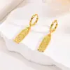 Brincos de Aço Inoxidável de Luxo Leve de Alta Qualidade, Joia de Orelha com Asas da Deusa Ísis, Brincos da Série Egípcia Antiga de Nicho Inspirados em Design