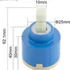 Grifo de válvula de paso español agua caliente y fría conjunto de interruptor de válvula de cerámica accesorios de grifo mezclador de cocina