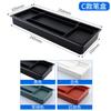 Cubierta de Agujero Pasante para Hilo de Computadora de Escritorio Yingya Plástico ABS Ranura Rectangular para Bolígrafos Caja de Almacenamiento de Cables Caja de Bolígrafos Cubierta de Caja de Cables