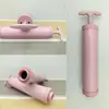 Em estoque transfronteiriço rosa grande bomba manual de sucção cilindro de sucção bolsa de armazenamento bolsa a vácuo cilindro manual de sucção universal