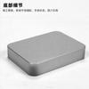 Caja de Lata Redonda Esquina Mini Portátil Caja para Empaque de Dulces de Boda Frasco Pequeño Plata Mate Caja Pequeña de Almacenamiento Al Por Mayor