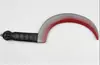 Suministros de Decoración para Fiesta de Halloween Cuchillo de Plástico Artificial con Sangre Cuchillo Pequeño Afilado Pulverizado Cuchillo de Cocina Cuchillo para Sandía Hoz