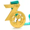 Medalla Metálica Premium Hecha a Medida Aleación de Zinc Esmalte de Dibujos Animados Medalla para Evento Deportivo Medalla de Carrera de Maratón