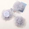 Deseo Puro Coreano Super Hada Borde Quemado Estéreo Malla Camelia DIY Accesorios para Collar Accesorios para Ropa Joyería al por Mayor