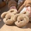 Lindas Zapatillas de Algodón para Perros para Mujer, Nuevo Estilo Invierno, Cálidas para Usar al Aire Libre, Uso en Interiores en Casa, Zapatillas de Felpa con Dibujos de Suela Gruesa