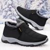 Zapatos de Algodón Old Beijing Personalizados para Hombre, Forrados de Felpa y Engrosados, Zapatos Casuales de Invierno para Hombre, Botas de Nieve Cálidas, Zapatos de Algodón para Hombre