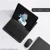 Teclado Samsung tablet a9plus funda protectora s9fe carcasa s10ultra touch magnético tecla redonda apto para ruso y francés