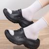 Pantuflas de caca antideslizantes de plataforma alta de suela gruesa para mujer 2025 verano nueva moda para exteriores playa playa vacaciones playa