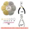 Materiales DIY Set de Siete Piezas Herramienta Punzón Herramienta de Anillo para Abrir Cuentas Accesorios Hechos a Mano Llavero Llavero Joyería