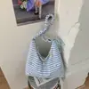 Bolsa Floral Artística Sencilla Versión Coreana 2026, Bolso Cruzado Fresco Plegado Estilo Mori, Bolso de Hombro Casual Perezoso para el Trabajo