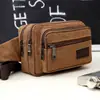 Nueva Bolsa de Cintura Casual de Lona para Hombre, Bolsa Multifuncional de Correa para el Pecho para Obra, Resistente al Desgaste, Gran Capacidad, Bolsa de Caja Registradora, Bolsa para Hombre
