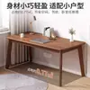 Escritorio de Madera Maciza para Computadora, Escritorio Sencillo para Oficina, Escritorio de Pared para Escribir, Escritorio para Estudiante, Mesa Larga para el Hogar