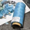 Hilo de cera de color sólido cielo estrellado de 3 y 6 hebras, serie verde bandera, cordón tejido a mano