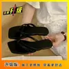 Sandalias de exterior para mujer 2025 nuevo estilo de verano punta cuadrada moda vacaciones playa chanclas Sandalias de tiras planas estilo francés