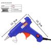 Pistola de Cola Quente Bastões de Cola para Artesanato DIY Caseiro, Uso Diário Doméstico, Tiras de Cola 7/11mm, Multifuncional