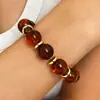 Moda Retrô Assimétrica Europeia e Americana Transfronteiriça Conjunto de Pulseiras de Resina Ccb Prata Quebrada com Contas Pulseira Maillard para Mulheres