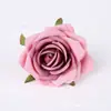 Cabezas de flores artificiales de tono rosa de 3-10 cm, materiales DIY para pasadores de pelo, accesorios para el cabello Hanfu, arreglos florales para bodas y decoración de escenas.
