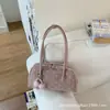 Bolso Bowling Nuevo Estilo Coreano Fresco y Dulce de Lunares y Estrellas, Bolso de Hombro Cruzado Dulce para Mujer
