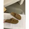Estilo Retro Coreano Estilo Mori Suela Gruesa Baotou Medio Zapato Abierto Ropa Exterior para Mujer 2025 Primavera y Otoño Nuevo Versátil para el Trabajo Chanclas Birkensian