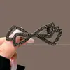 Presilhas de cabelo de alta qualidade, estilo coreano, nicho, para mulheres, doces e de luxo leve, estilosas e versáteis, presilhas laterais sem costura para franja