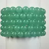 Pulsera morada ahumada joyería barata vidrio opaco transfronteriza popular comercio exterior exportación cuentas redondas de 8MM