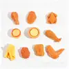 Juguete de Comida de Simulación Huevo Frito Tarta Frita Accesorios de Resina Pegamento de Crema Juguete DIY Imán para Refrigerador Bolsa Sorpresa Accesorios para el Cabello Venta al por Mayor