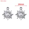 Colgante de Acero Inoxidable Chapado Eléctricamente en Oro de 18K Corazón Casa de Bolsillo Elemento Marino Material para Pulsera Collar Pendientes DIY