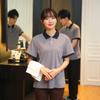 Algodão Limpeza Roupas de Trabalho Camiseta de manga curta Verão Mulheres e Homens Propriedade Hotel Hotel Quarto Limpeza Tia Limpeza Roupas de Limpeza