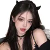 2026 Nova Festa da Abóbora Headband de Dança Estilo Escuro Clipe de Cabelo Europeu e Americano Acessórios de Cabelo Clipe de Franja para Halloween Festival para Mulheres