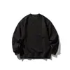 Ropa para Hombre Fengshe / Sudadera con Cuello Redondo para Hombre, Nuevo Diseño de Retazos Retro Japonés de Primavera y Otoño, Camiseta Básica para Pareja