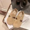 Mocasines de peluche 2026 sin cordones, cómodos zapatos sin cordones de nuevo estilo, zapatos peludos para mujeres embarazadas, zapatos sin cordones de suela suave para mujer para otoño e invierno
