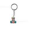 Chaveiro Pingente Desenho Animado Unicórnio PVC Borracha Macia Pequeno Presente Fofo Lembrança Chaveiro Pingente para Bebê