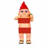 Adornos de regalo de Navidad, decoraciones de jardín, gnomos, manualidades de resina, estatuas de gnomos de dibujos animados, anciano con barba blanca