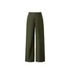 Pantalones Casuales de Pierna Ancha para Mujer, Otoño e Invierno 2026, Tencel y Lana, Anti-Arrugas, Caída Suave, Cintura Alta, Adelgazantes, Pierna Recta, para Mujeres Altas