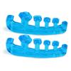 Separador de pulgar evertido al por mayor, separador de cinco dedos superpuestos, cuidado de los dedos con forma de diamante, clip para dedo