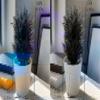 Plantas verdes de simulación superventas transfronterizas, flores creativas en maceta multicolor, muebles para el hogar, decoración de flores de simulación, mini bonsái de generación
