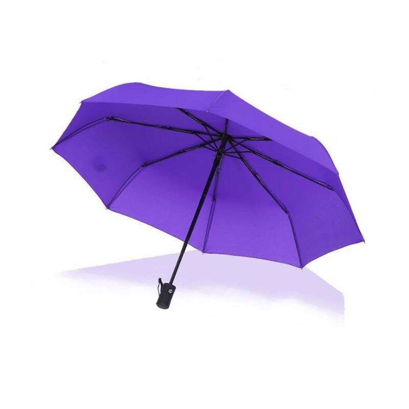 2紫色自动伞