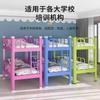 Litera para Niños, Cama de Hierro Forjado, Litera para Guardería, Cama para Siesta de Estudiantes de Primaria, Litera con Cerramiento Completo y Engrosada