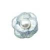 Moda Japonesa y Coreana Broche de Encaje Bordado Camelia Simple de Lujo Ligero Versátil de Gama Alta Accesorio Decorativo para Traje Suéter
