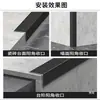 Tira de Borde de Aleación de Aluminio, Tira de Recorte de Borde Metálico, Tira Decorativa de Borde para Azulejos, Tira Protectora de Esquina de Pared, Tira de Borde Curvo en Forma de L