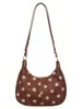 2026 Nuevo Diseño de Nicho Retro Bolso de Empanada Moda Lunares Bolso Cruzado para Viajes Diarios Hombro Único Bolso Debajo del Brazo