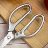 Tijeras de Cocina de Acero Inoxidable Sk5 Estilo Japonés al por Mayor Especial Multifuncional Fuertes para Cortar Huesos de Pollo Barbacoa Casera