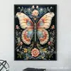 Pintura de Diamantes 5D Más Vendida Transfronteriza Mariposa Colorida Pegatinas de Pintura de Diamantes Pintura Decorativa DIY Venta Directa de Fábrica Venta al por Mayor Dropshipping