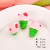 Pastel de Postre Macarrón Flor de Cerezo Corazón de Niña Pegamento de Crema Adhesivo para Refrigerador Diy Pasador Cordón para el Cabello Accesorios de Resina