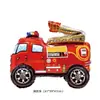 Balões de Folha de Alumínio de Caminhão de Bombeiros e Carro de Polícia Balões para Decoração de Aniversário Infantil Balões de Brinquedo de Avião de Desenho Animado