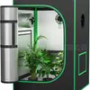 Tenda de Cultivo Transfronteiriça Mais Vendida 80*80*160cm Estufa Doméstica Pequena Tenda de Crescimento de Plantas para Cultivo