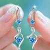 Wecheng Cross-border Jewelry Europeu e americano Simples Moda Melodia Coração Língua Brincos Ear Hook Temperamento Senhoras Brincos All-match