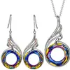 Europeu e americano Shijia criativo novos brincos de moda cross-border colorido cristal fênix brincos estilo étnico jóias pássaro morto-vivo
