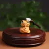 Madera de Ciprés Animales del Zodiaco Doce Llavero para Coche Bolso de Teléfono Colgante Exquisito Lugar Escénico Puesto Callejero Artículos de Transmisión en Vivo Fuente de Suministro Venta al por Mayor